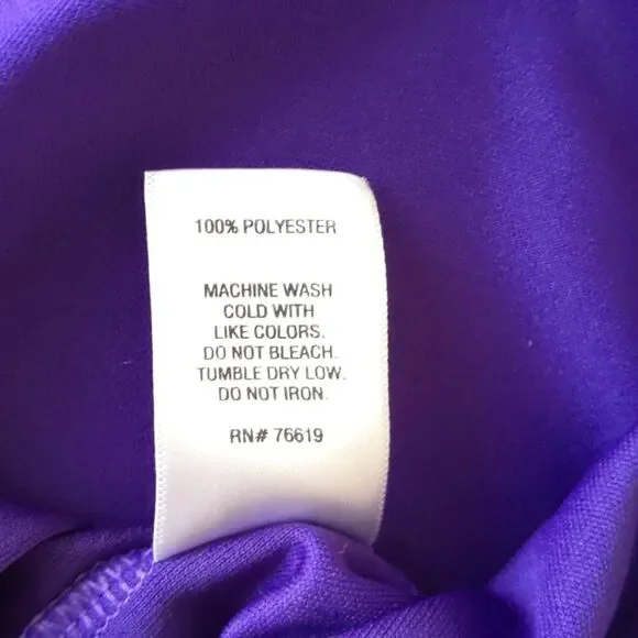 Womens Badger Sport Irish Lacrosse Dark Purple Long Sleeve Athletic Shirt Size S - Picture 6 of 6